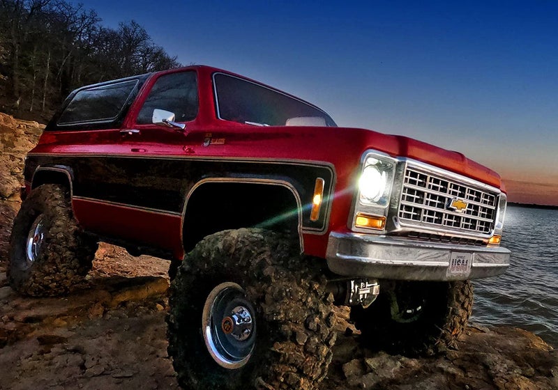 TRAXXAS طقم إضاءة كامل LED ساطع مقاوم للماء مع وظيفة المصابيح الأمامية العالية والمنخفضة لسيارة تراكساس 8038 راديو تحكم TRX-4 شيفروليه K5 بليزر - Image 3